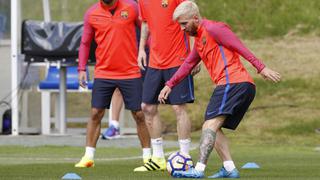 Lionel Messi causó sensación en entrenamiento del Barcelona [Video]
