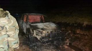 Ayacucho: vándalos apedrean y queman unidad policial en Huanta