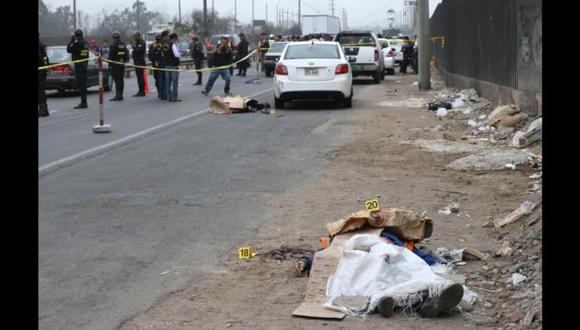 El Agustino: Asesinan a hombre y abandonan cadáver en la autopista Ramiro Prialé. (Andina/referencial)