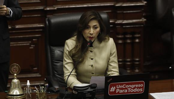 Previamente, Lady Camones había pedido que Comisión de Ética la investigue. (Foto: César Campos/@photo.gec)
