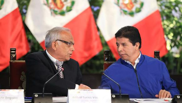 Pedro Castillo y Aníbal Torres son investigador por perpetrar el golpe de Estado del 7 de diciembre del 2022. (Foto: Presidencia)