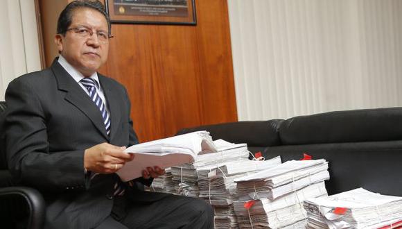 Fiscal Pablo Sánchez dijo que tiene listo un plan de trabajo. (Luis Gonzales/Perú21)