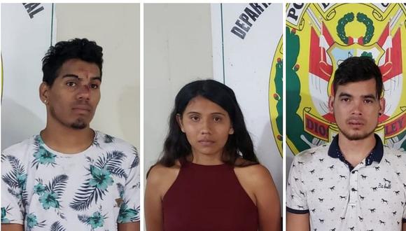Agentes de la comisaría Ayacucho, en Trujillo, capturaron a los tres jóvenes, que se encontraban en presunto estado de ebriedad.