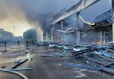 Al menos 10 muertos y más de 40 heridos en ataque con misil en centro comercial de Ucrania