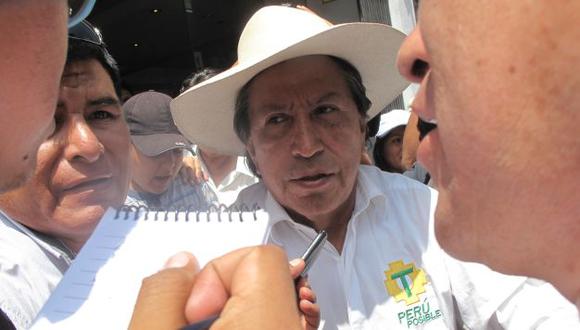 Alejandro Toledo asegura que contienda electoral está manchada. (Miguel Idme)
