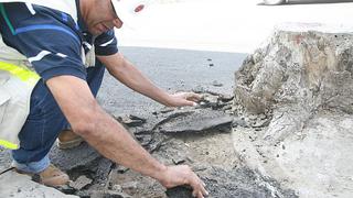 Chiclayo: Pistas recién pavimentadas se siguen rajando