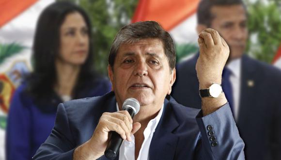Alan García se pronunció sobre la prisión preventiva a Ollanta Humala y Nadine Heredia.