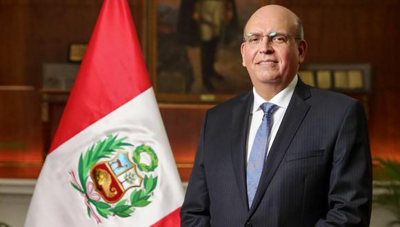 Canciller Marios López Chávarri participó en sesión virtual de la Comisión de Relaciones Exteriores. (PCM)
