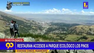 Turismo en el Perú: Restauran accesos al parque ecológico “Los Pinos” en Huancayo