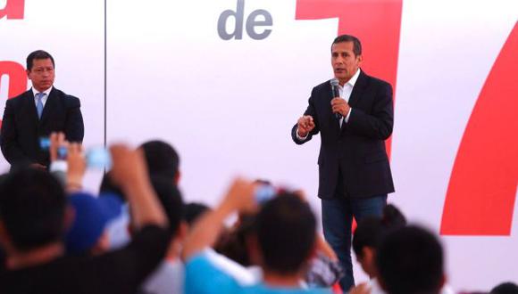 Humala llamó “delincuentes” a los que sacan provecho de protestas contra Tía María. (Andina)