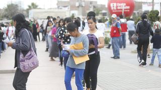 El 67% de los peruanos cree que el próximo año aumentará el desempleo