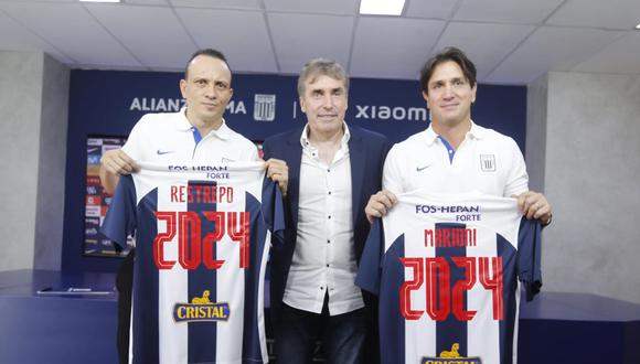 Restrepo, Bonillo y Marioni son las nuevas cabezas deportivas de Alianza (Foto: GEC).