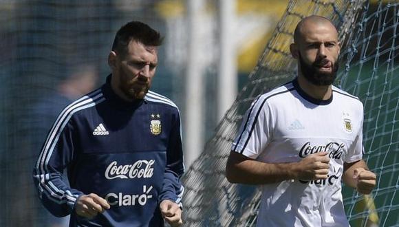 Lionel Messi y Javier Mascherano quieren reivindicarse son su selección de esta forma. (AFP)