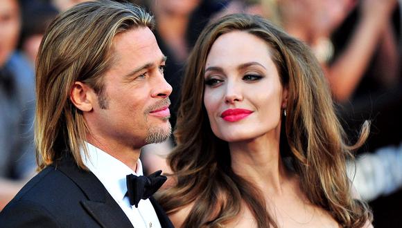 Brad Pitt y Angelina Jolie en una foto del pasado cuando todavía eran esposos. (Agencias)