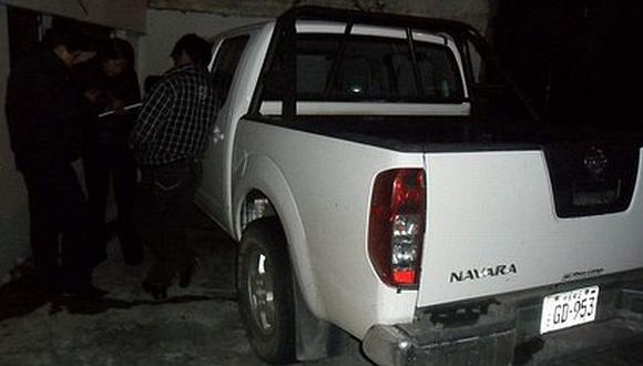 La camioneta de placa EGD-953 pertenece al Gobierno Regional de Junín. (Correo)