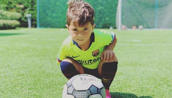 Mateo Messi cumple 4 años este miércoles, y su mamá Antonela le dedicó una publicación. (Foto: Instagram)