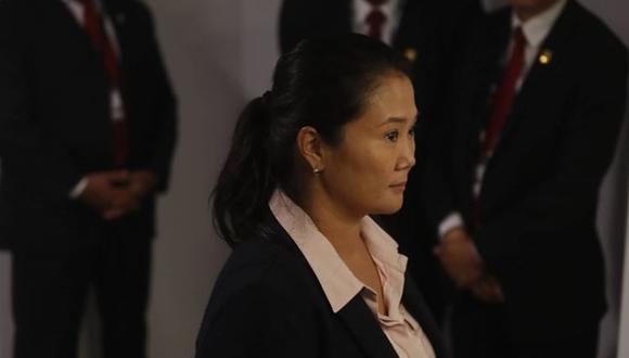 Keiko Fujimori asegura que Vicente Silva Checa "ha dejado bien claro" que nunca ha sido asesor del partido. (César Campos/Perú21)