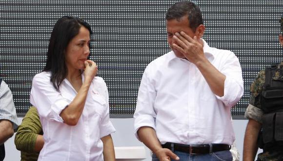 Decisiones. Humala (junto a su esposa en Villa María) pide paciencia en el caso Fujimori. (Luis Gonzales)