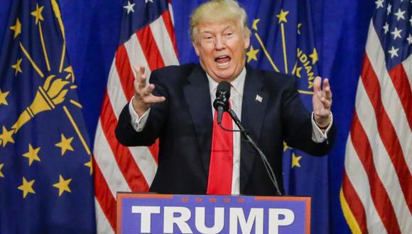 Donald Trump: &quot;Si ganamos en Indiana, esto habrá acabado&quot;. (AFP)
