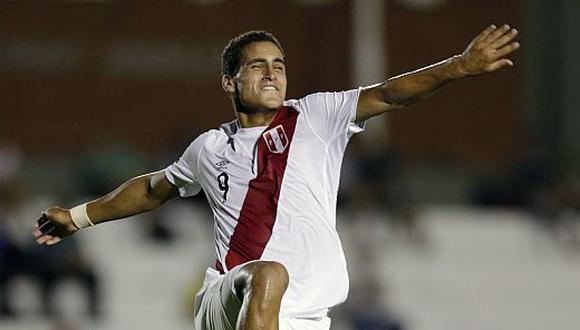 Succar, figura de la selección peruana y uno de los mejores del torneo, celebra su tercer gol en el torneo. (Reuters)