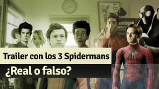 Trailer filtrado Spiderman con los 3 actores  juntos  ¿Verdadero o falso?