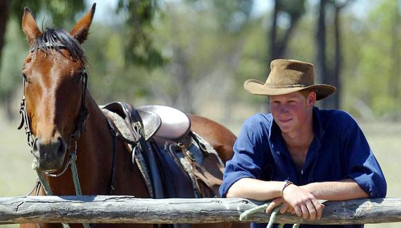 Enrique de Sussex en la granja Tooloombilla de Queensland, donde trabajó en 2003. (Foto: AFP)