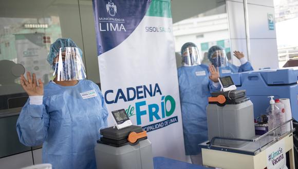 Comuna metropolita implementó cuatro cadenas de frío en el marco del proceso de inmunización contra el COVID-19. (Foto: Municipalidad de Lima)