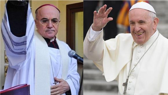 Vigano afirmó una vez más que la Iglesia está plagada de sacerdotes y obispos homosexuales. | Foto: EFE