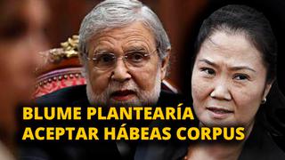 Blume plantearía aceptar hábeas corpus de Fujimori