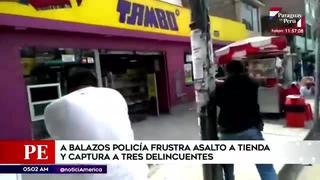Policía frustra asalto a minimarket en San Martín de Porres 