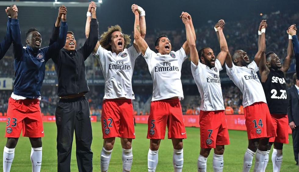 PSG se coronó campeón por tercera vez consecutiva. (AFP)