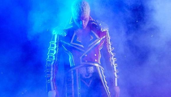 El luchador regresó a la WWE en Wrestlemania 38 y venció a Seth Rollins. Foto: Cody Rhodes IG.