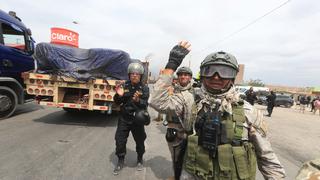 Ejército y Policía Nacional permanecen en Ica para preservar el orden y paz social