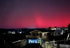 Impresionantes: Se reportan auroras australes en Chile y Argentina por la tormenta geomagnética