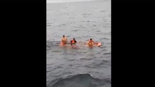Pisco: Rescatan a 9 pescadores que naufragaron dos días en altamar | VIDEO