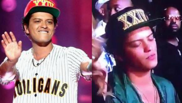 Bruno Mars se queda dormido en los 'BET Awards' y causa revuelo (Composición)