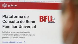 LINK Bono Familiar Universal 2021: cómo saber si todavía puedo cobrar los 760 soles del BFU