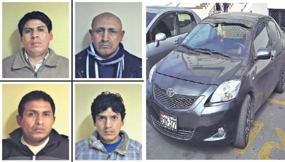 Johan, Juan y Joel Rojas Contreras fueron detenidos junto con Ermitanio Ugaz Huamán cuando iban a asaltar a un pasajero. (USI)