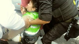 Capitán de la PNP que agredió a suboficial de tránsito fue suspendido temporalmente [FOTOS Y VIDEO]