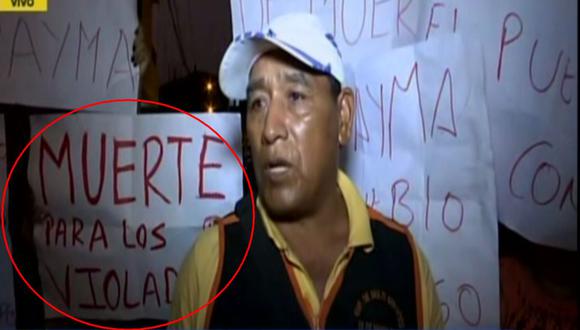 "Estos tipos no merecen vivir. ¡El pueblo va a hacer justicia!", dijo una de las vecinas de San Juan de Lurigancho. (RPP)