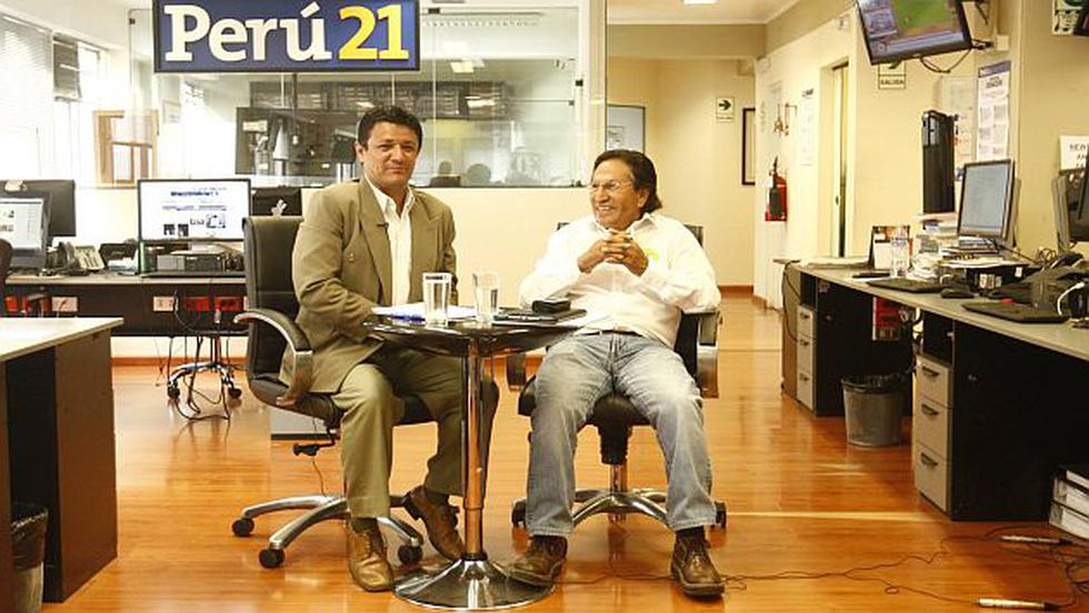 Diálogos21: Alejandro Toledo es entrevistado en la redacción de Perú21. (Renzo Salazar)