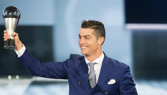 Cristiano Ronaldo ganó el premio FIFA The Best en 2017. (Foto: EFE)