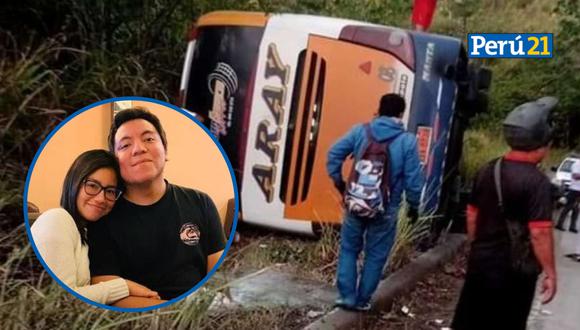 Novios peruanos fallecen en accidente en Ecuador (Twitter/@FiscalíaEcuador)