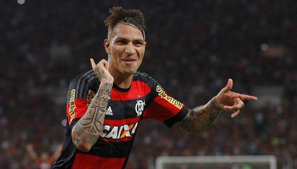 Paolo Guerrero anotó en la goleada del Flamengo . (LANCEPRESS)
