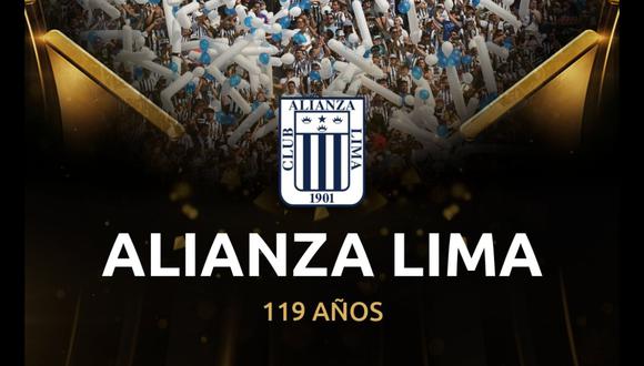 Alianza Lima está de aniversario y viene recibiendo saludos de varias instituciones