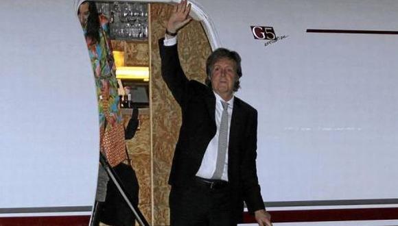 Paul McCartney llegó a Lima esta madrugada. (morsavolta)