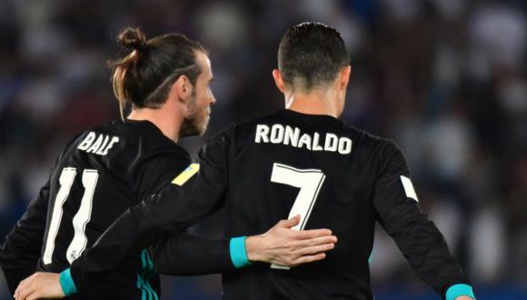 Gareth Bale y Cristiano Ronaldo jugaron juntos cinco temporadas en Real Madrid (Foto: AFP).