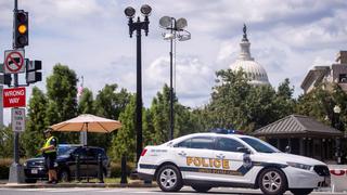 Hombre que desató amenaza de bomba cerca del Capitolio en EE.UU. se rindió