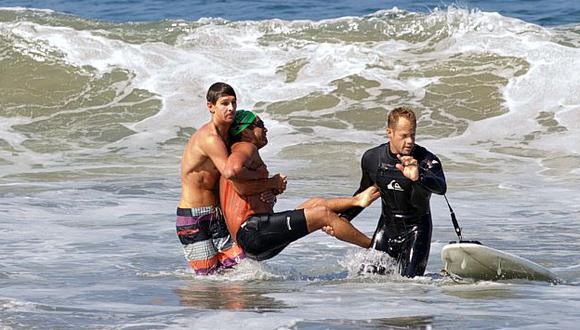 Tiburón blanco atacó a un hombre en una playa de California, en Estados Unidos. (AP)