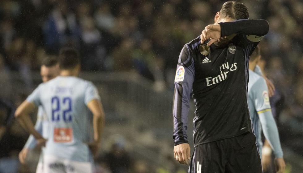Real Madrid empató 2-2 ante el Celta de Vigo y se despidió de la Copa del Rey. (AP)